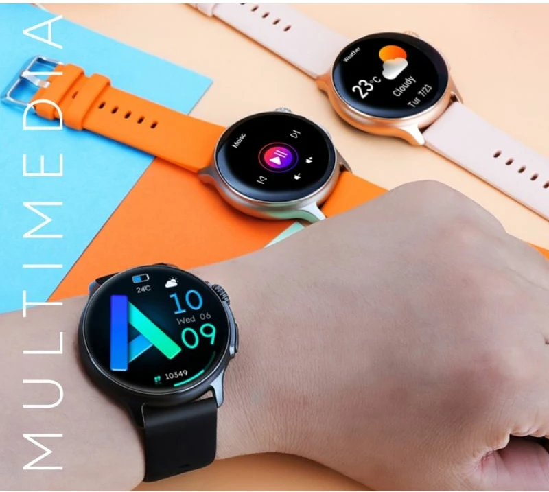 Smartwatch për meshkuj RUBICON, portokalli
