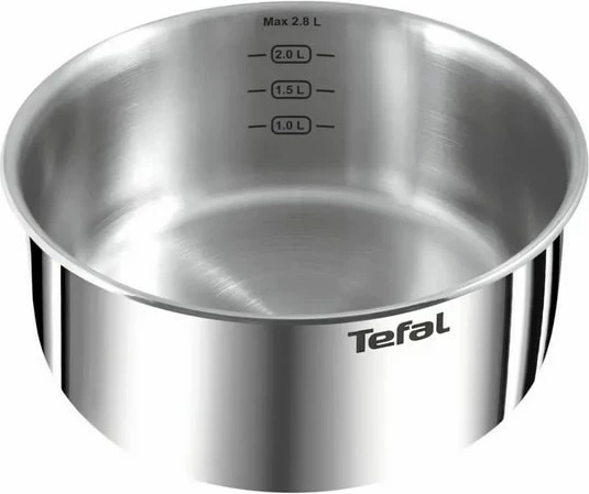 Set tenxheresh Tefal Ingenio L8964S55, 4 copë, çelik inoks, dorezë e zezë