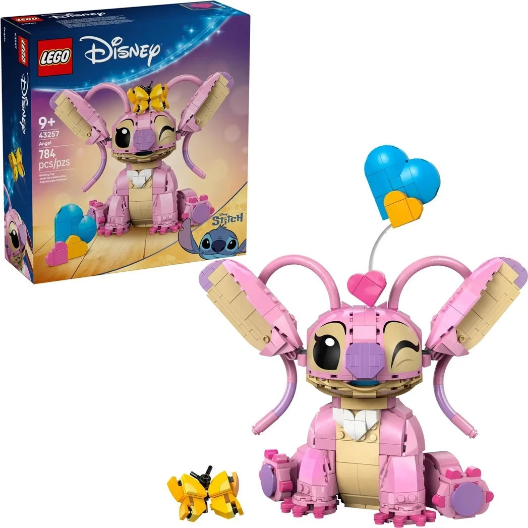 Set LEGO Disney Angel 43257, 782 pjesë, Rozë