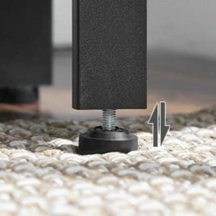 Raft këndi për libra VASAGLE LLS35X, 5 nivele, stil industrial, kornizë metalike, 34.5 x 34.5 x 159 cm, kafe rustike/zi