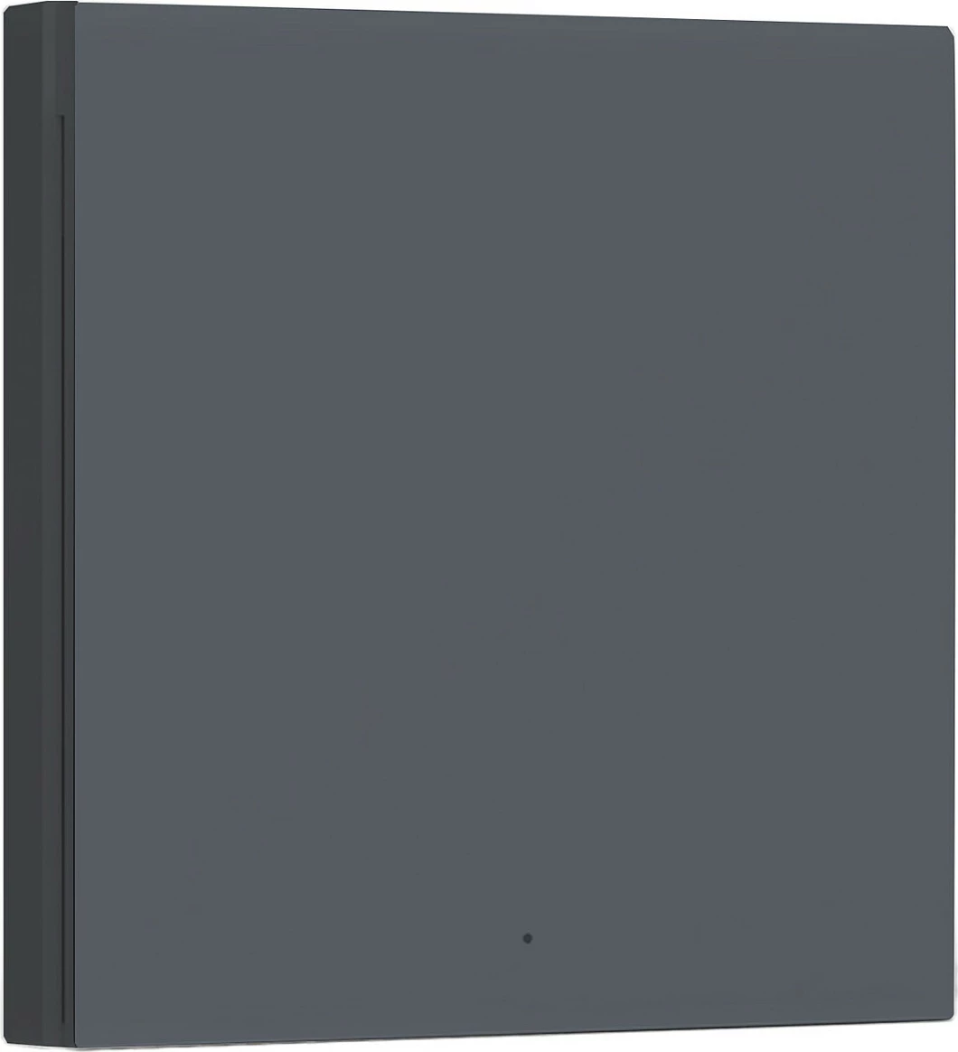 Switch i mençur muri Aqara H1 WS-EUK01-G, ZigBee, 1 buton, pa neutral, gri