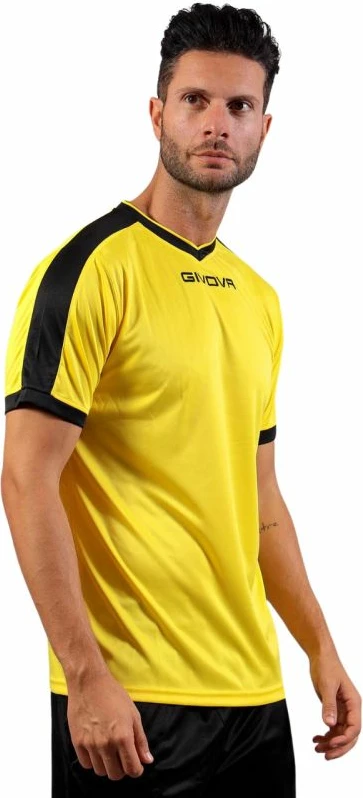 Maicë Givova unisex, e verdhë dhe e zezë