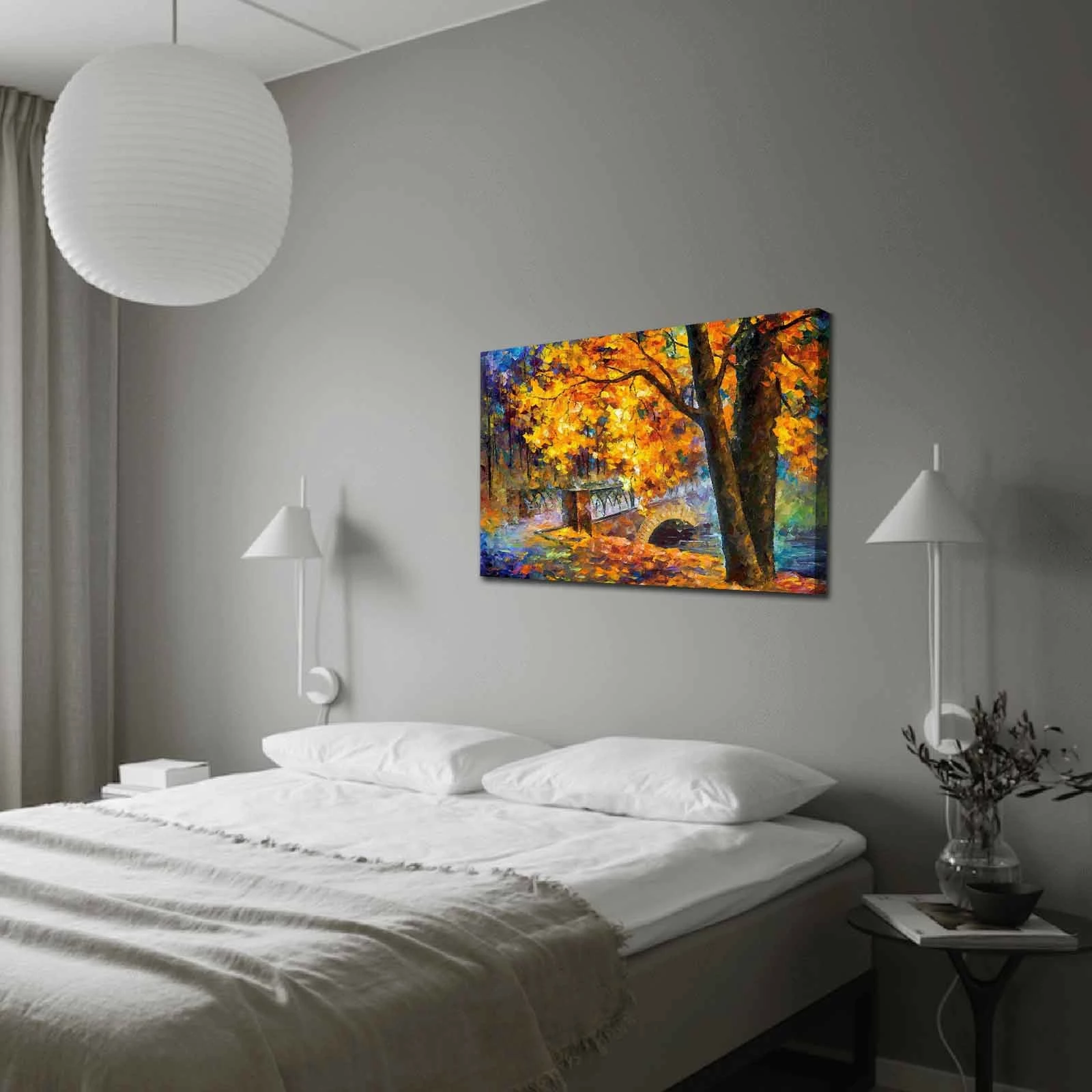 Pikturë dekorative në kanavacë, shumëngjyrëshe, 70x100cm, Wallity 70100FAMOUSART-013
