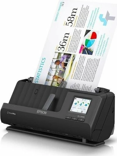 Skaner Epson ES-C380W (B11B269401) 600 dpi, duplex, me feeder, Wi‑Fi, i zi