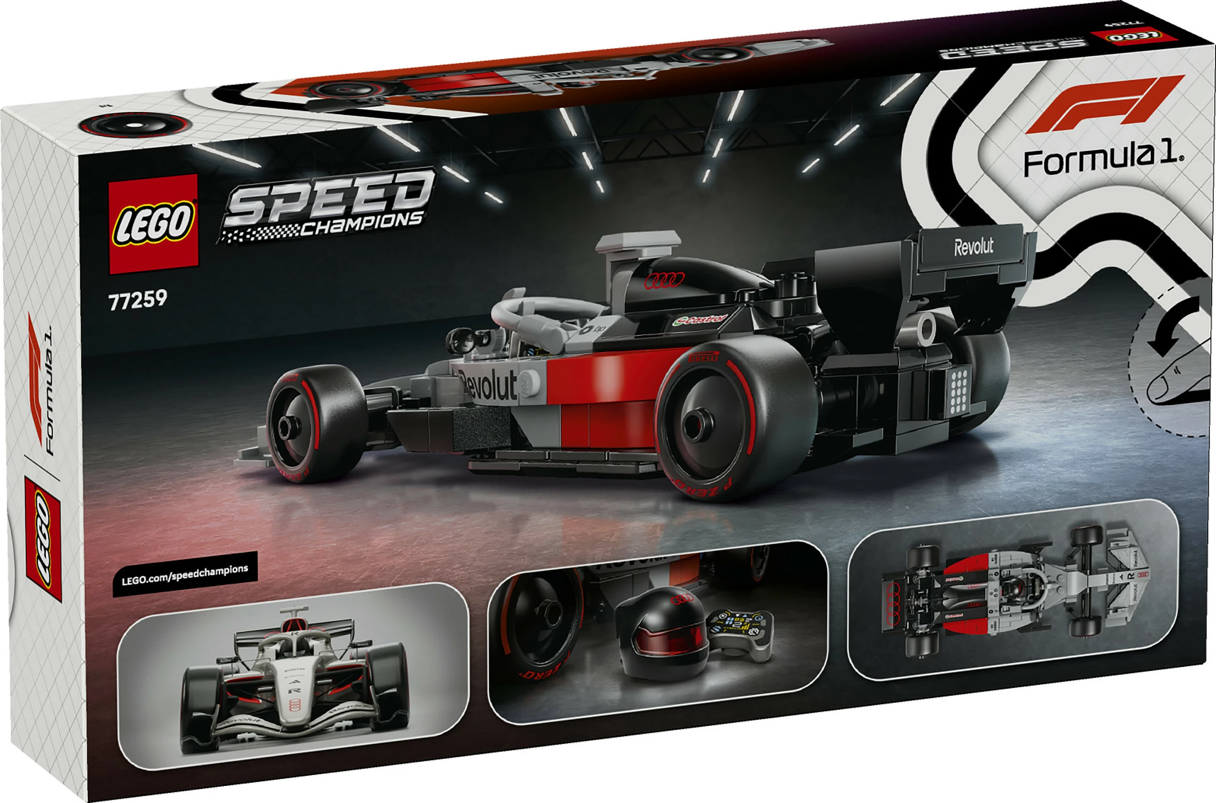 Set ndërtimi LEGO Speed Champions 77259 Audi Revolut F1 Team R26, 216 pjesë, multikolor