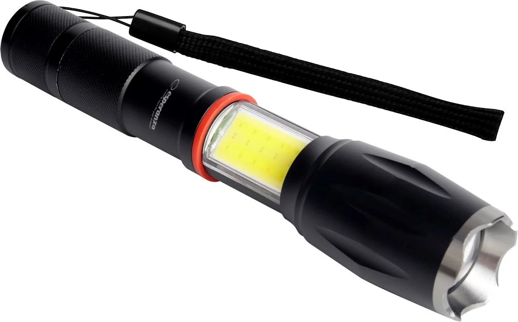 Dritë dore Esperanza EOT070, LED, Alumini, E zezë