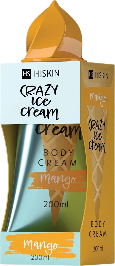 Krem trupi për femra HiSkin Crazy Ice Cream Mango 200ml