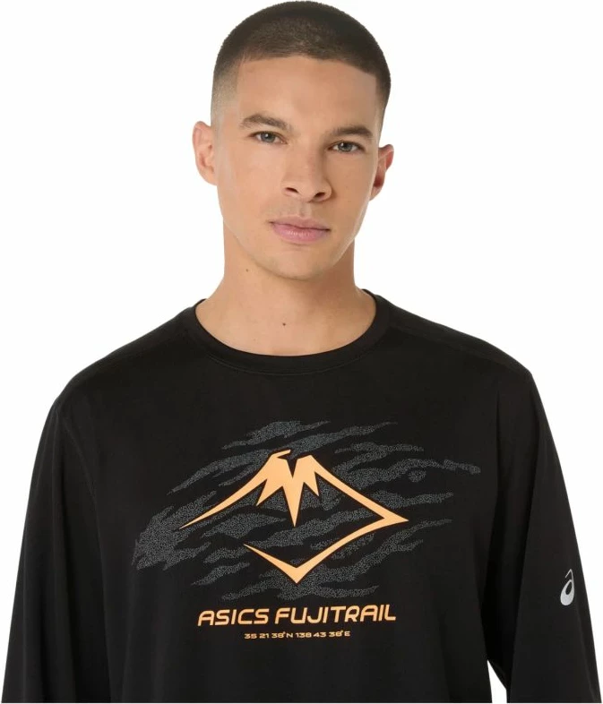 Maicë me mëngë të gjata Asics për meshkuj, e zezë