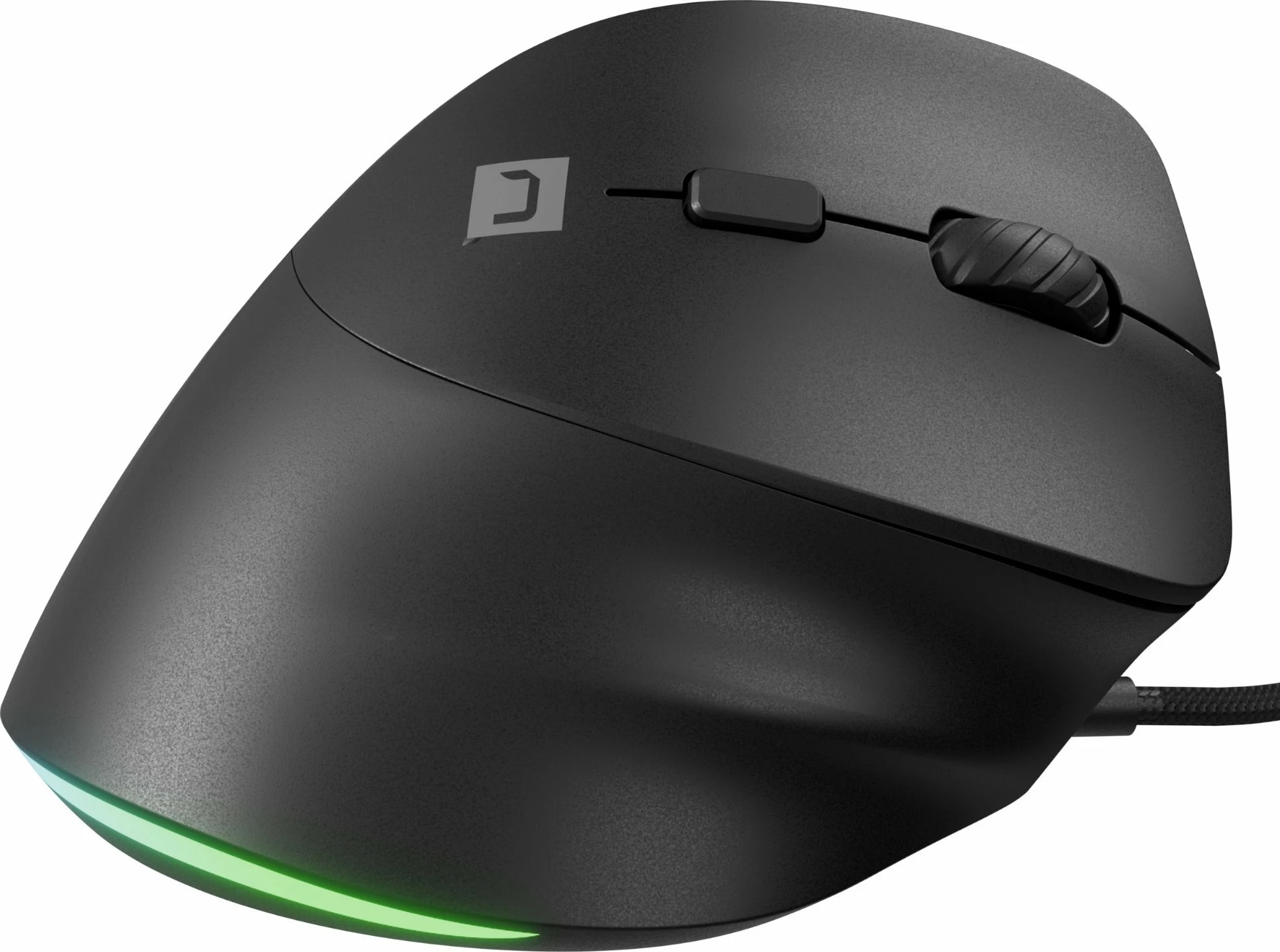 Maus Natec Crake 2 Pro NMY-2272 12800 DPI, me kabllo USB, vertikal, 6 butona, RGB, i zi