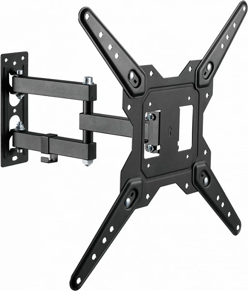 Mbajtëse muri për TV/monitor Vision Magic VFM-WA4X4/3, krah i lëvizshëm me dy nyje, VESA 400x400, 37-60", e zezë