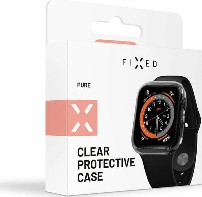 Mbështjellës me xham të kalitur Fixed Pure FIXPUW-818 për Apple Watch Series 8 45mm, Transparent