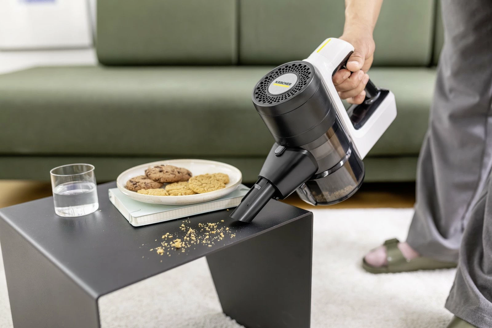 Fshesë me korrent pa kabllo Karcher VCS 3 Nano Complete, 50 min, 0.6 L, HEPA, e zezë