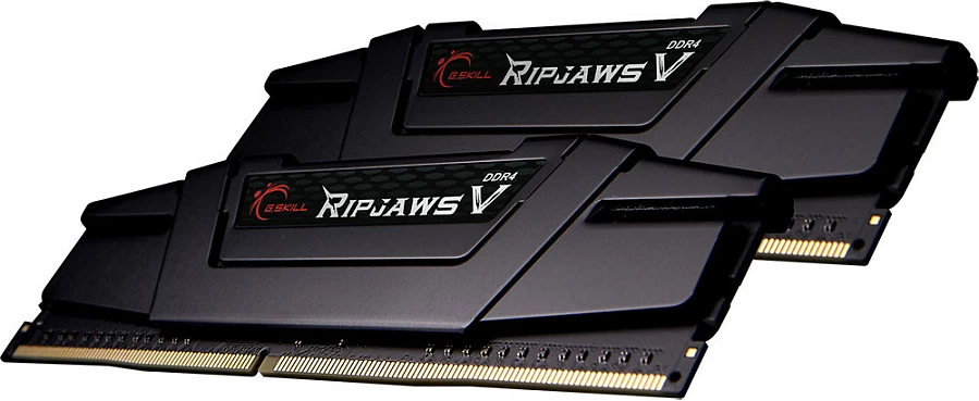 RAM Memorje G.Skill Ripjaws V F4-3600C18D-32GVK, 32 GB, 2 x 16 GB, DDR4, 3600 MHz, 288-pin DIMM
