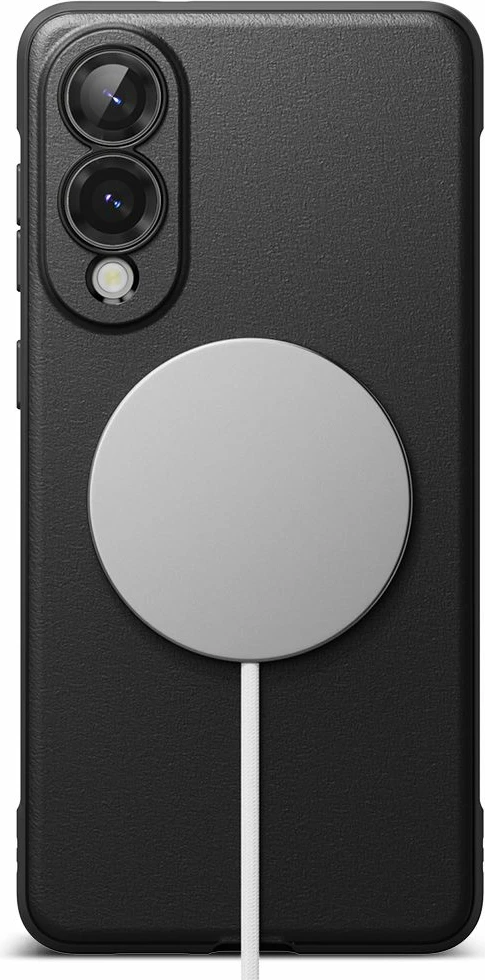 Mbështjellës Ringke Onyx Magnetic Magsafe për Samsung Galaxy S25 Edge, i zi