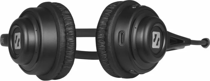 Kufje wireless me mikrofon Sandberg Wireless Call Headset 126-43, Bluetooth 5.3, 24 orë bateri, të zeza, set me kabllo USB-C dhe adapter