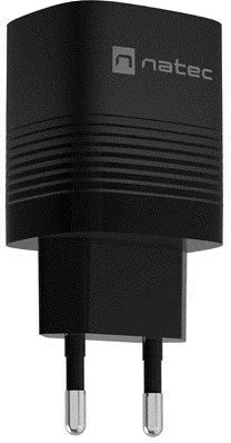 Karikuesi NATEC RIBERA GAN, 1X USB-A + 1X USB-C 30W, i zi