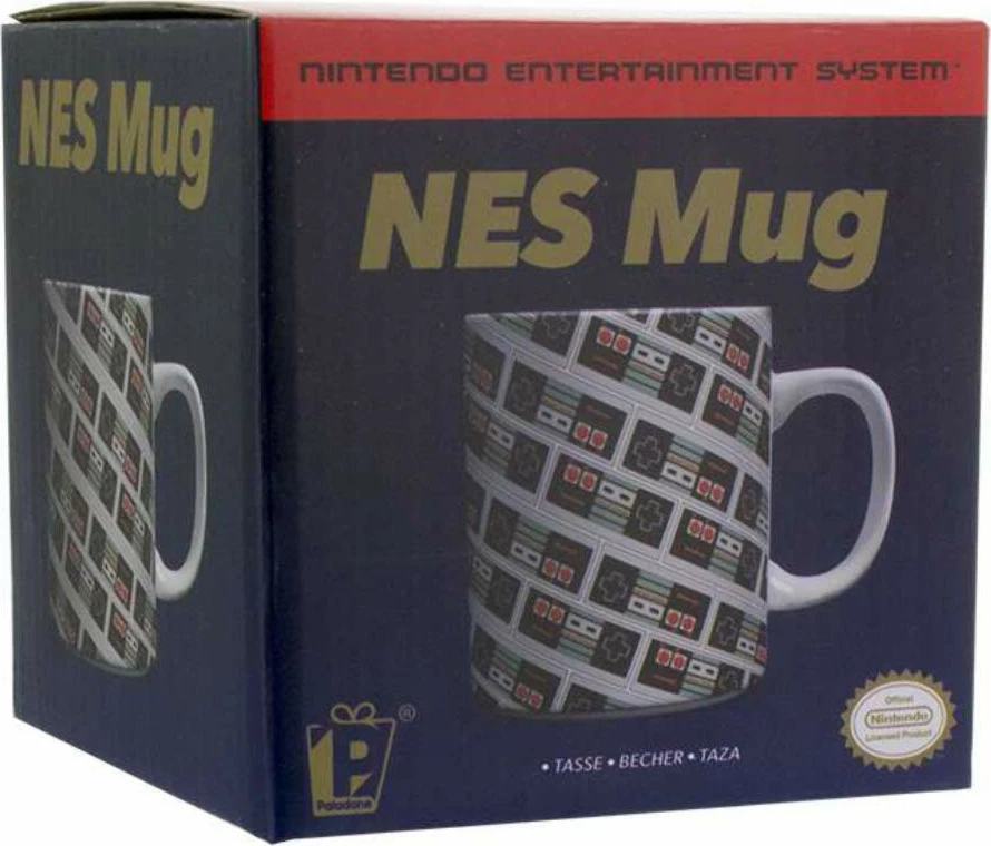 Mug Paladone Nintendo NES Controller, 12x9x10 cm, e bardhë