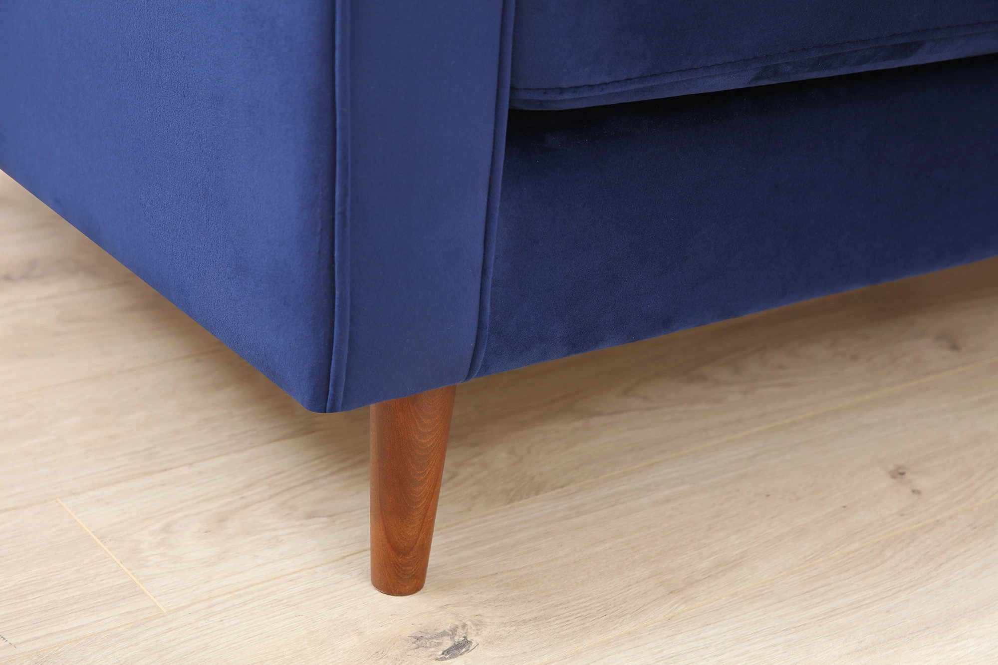 Divan treshe Atelier del Sofa, ngjyrë kaltër e errët, Rome