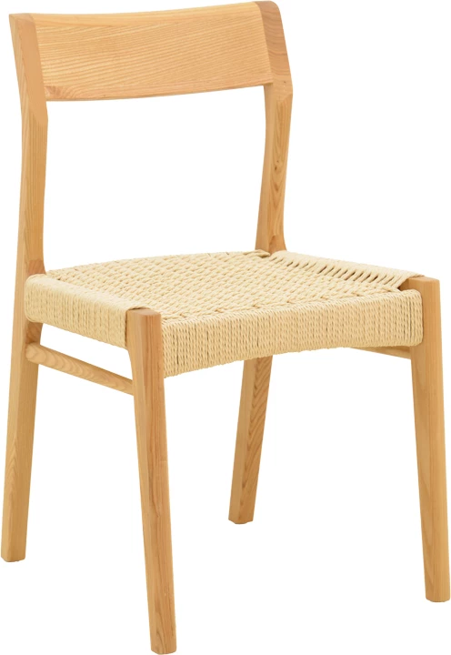 Karrige Karlinda, dru ahu natyral, litar ngjyrë natyrale, 47.5x55x81cm