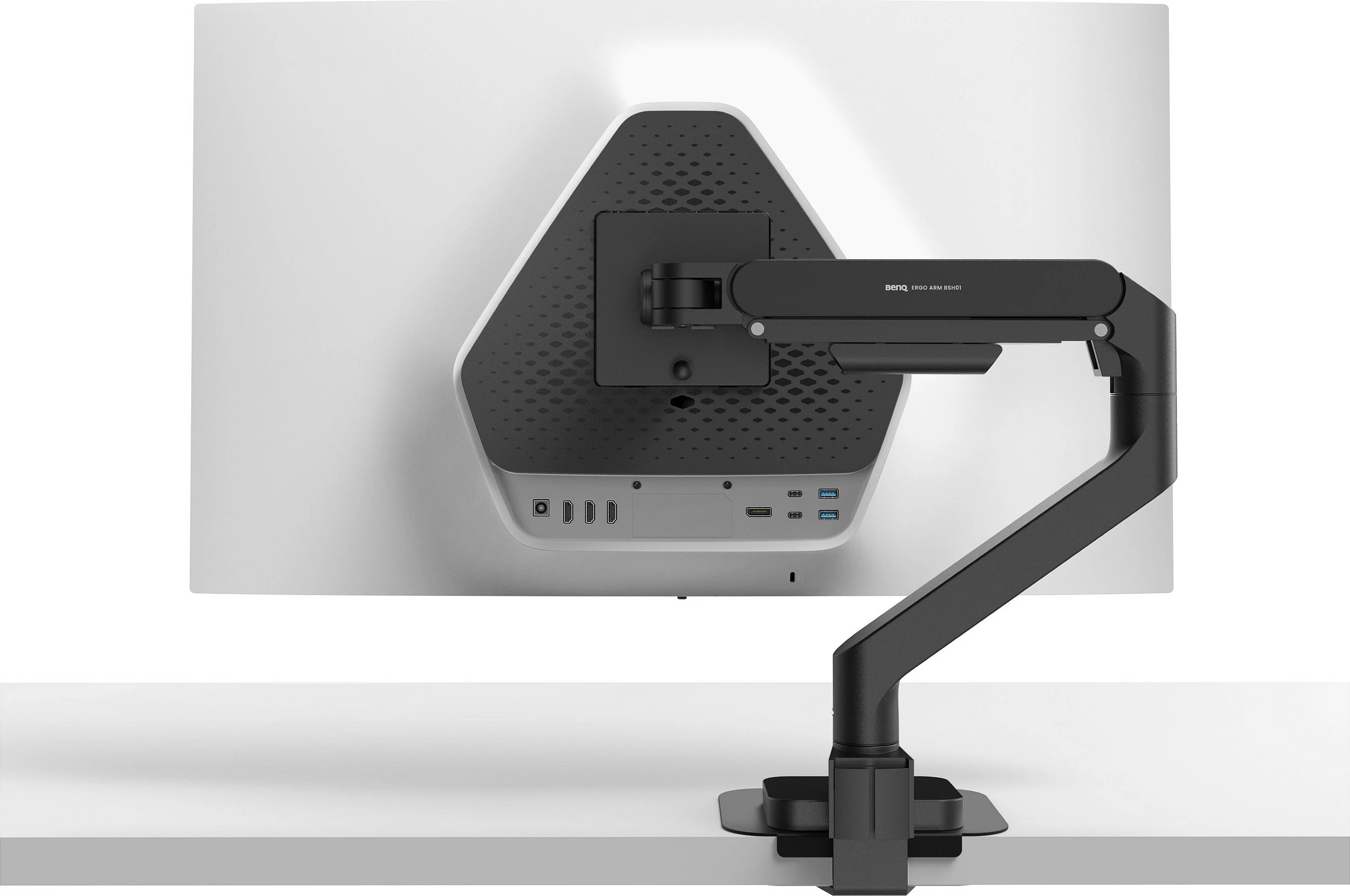 Mbajtëse monitori BenQ Ergo Arm BSH01, për tavolinë Clamp/Grommet, 17-45", VESA 75x75/100x100, 20 kg, e zezë