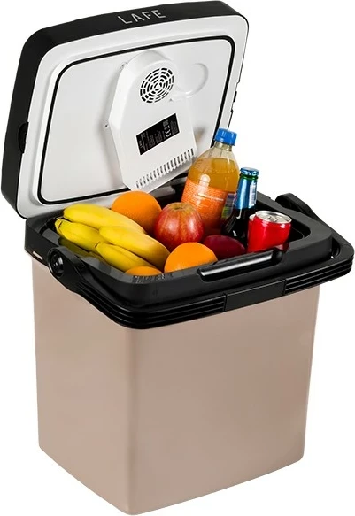 Frigorifer turistik Lafe ChillBox, 26L, elektronik, wireless, beige