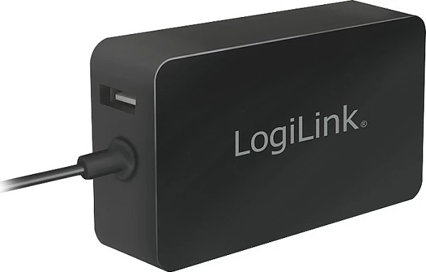 Adapter karikues LogiLink për Surface Book, 44W, me portë USB, i zi