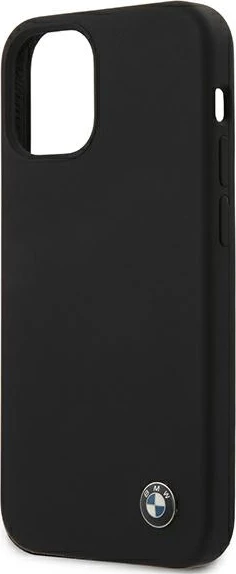 Mbështjellës BMW Silicone Signature për iPhone 12 mini, 5.4", i zi
