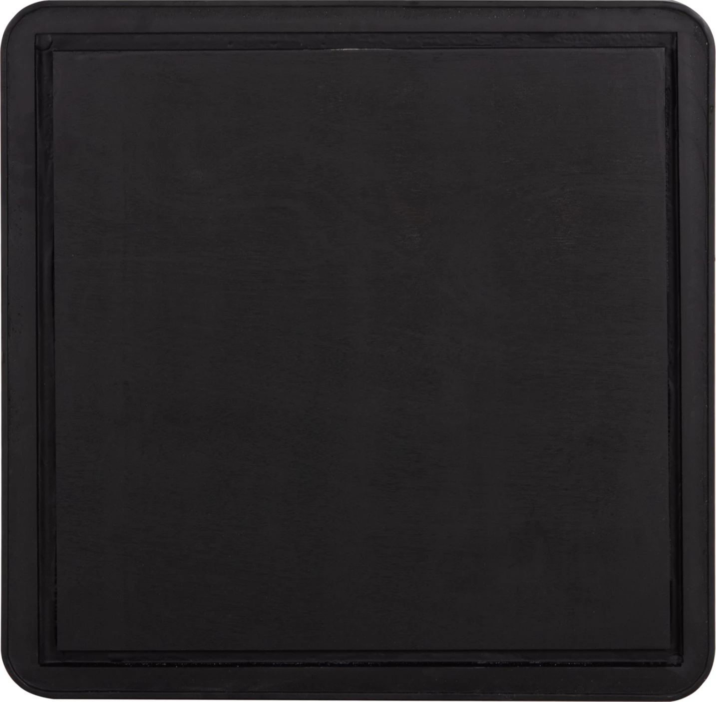Sipërfaqe tavoline katrore prej guri të sinterizuar, kornizë hiri, FH6655.05, 80x80 cm