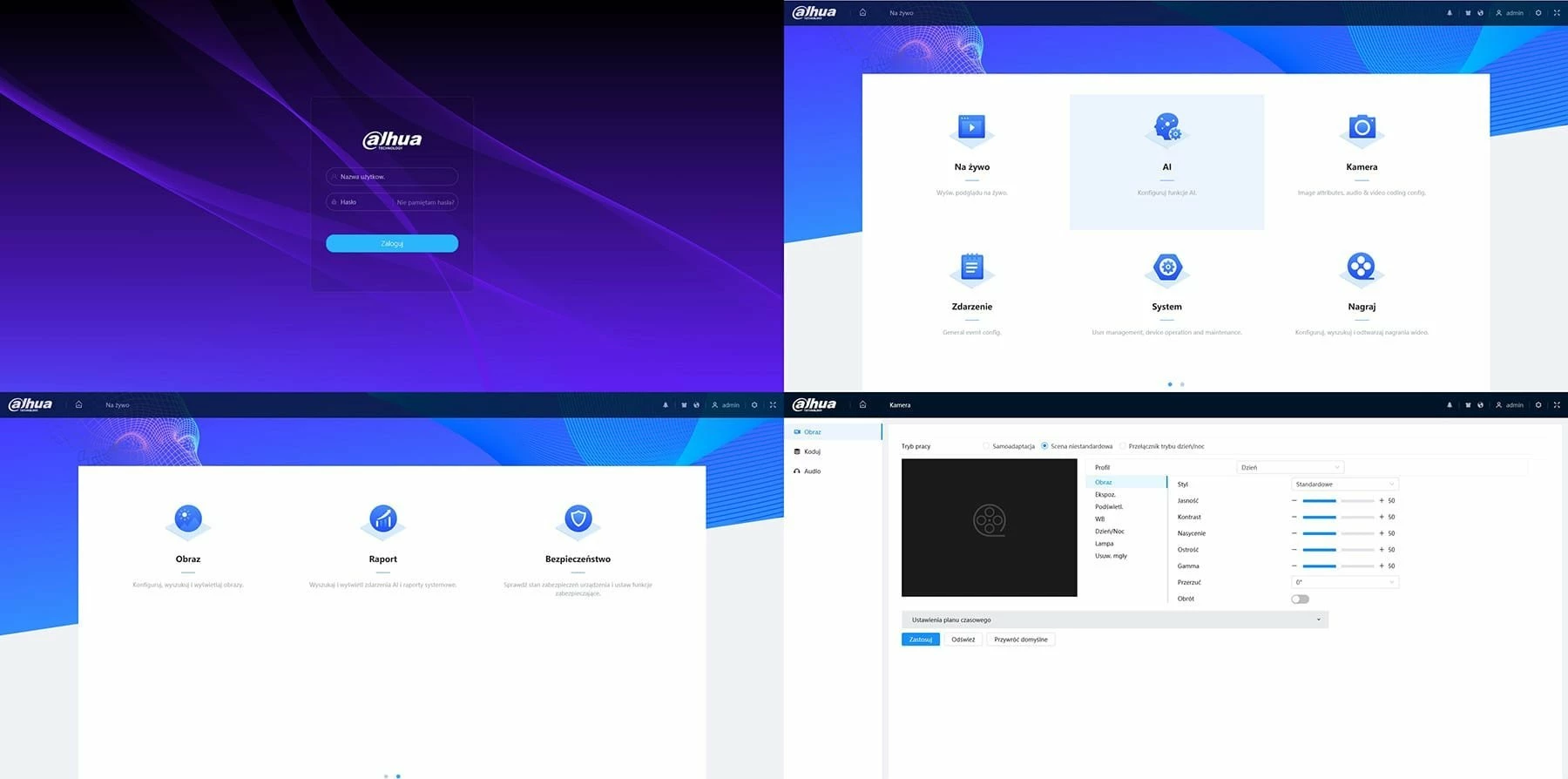 Kamerë IP dome vandal-proof Dahua IPC-HDBW2849E-S-IL-0280B WizSense Smart Dual Light 8.3MP 4K UHD lente 2.8mm, e bardhë