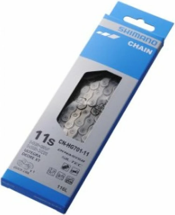 Zinxhir biçiklete Shimano CN-HG701 11-shpejtësi 116 hallka, i zi
