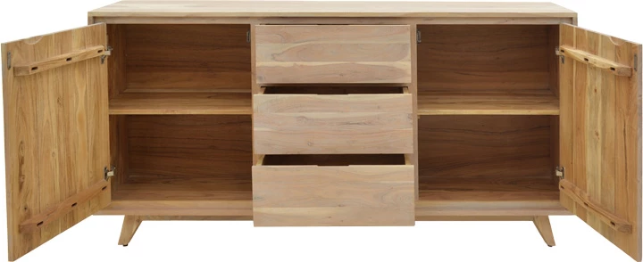 Bufe Emira, dru akacie natyral, 160x40x80cm