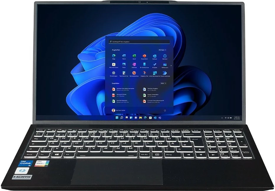Laptop bluechip TRAVELline B15W57, i5-1335U, 16GB RAM, 500GB SSD, 15.6 inç, e zezë