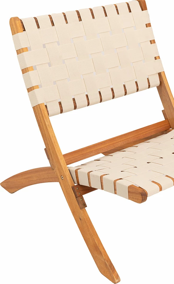 Karrige palosëse Hastag, ngjyrë bezhë-natyrale, 78x60x72.5