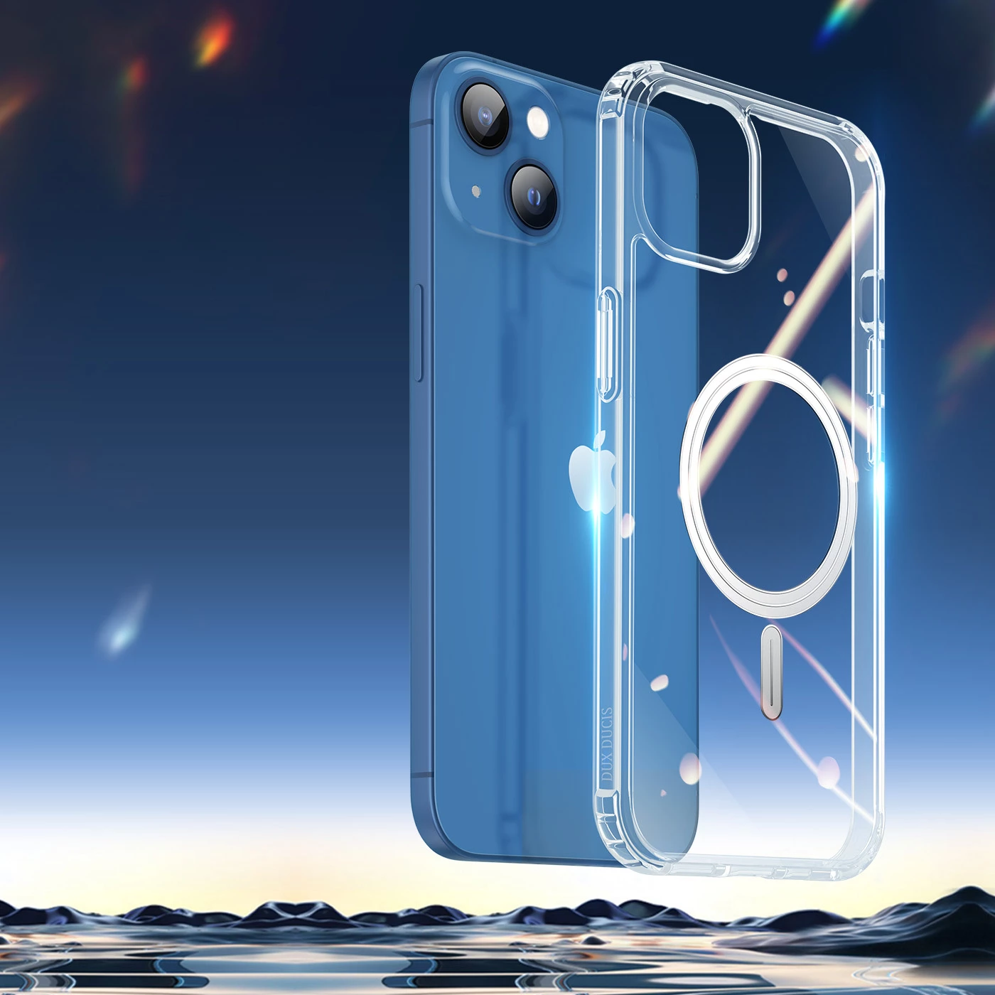 Mbështjellës Dux Ducis Clin për iPhone 14 Plus, kompatibil me MagSafe, Transparent