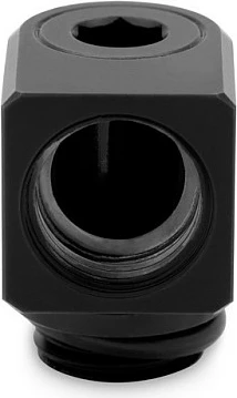 Adapter 90° EK Water Blocks EK-Torque Micro, G1/4 mashkull në G1/4 femër, rrotullues, i zi