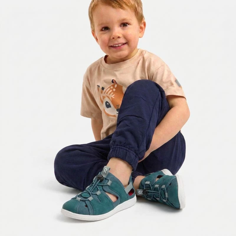Sandale fëmijësh Reima Barefoot Valoa, navy blue [Madhësia: 35]