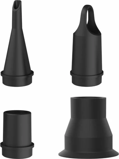 Mini pompë ajri me llampë kampingu Sandberg 420-93, bateri 1200mAh, USB-C, 4 hundëza, e zezë