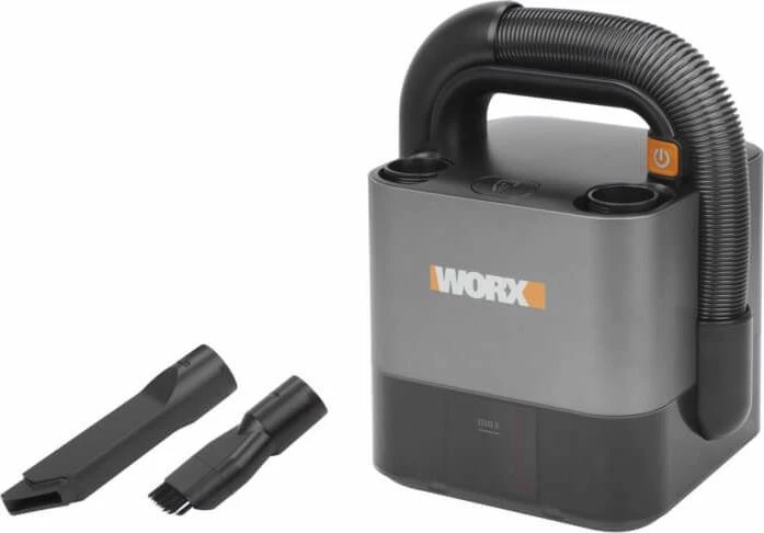 Fshesë me korrent dore Worx Cube Vac 20 V, 180 W, HEPA, 25 min, gri, set me bateri 2.0 Ah dhe karikues