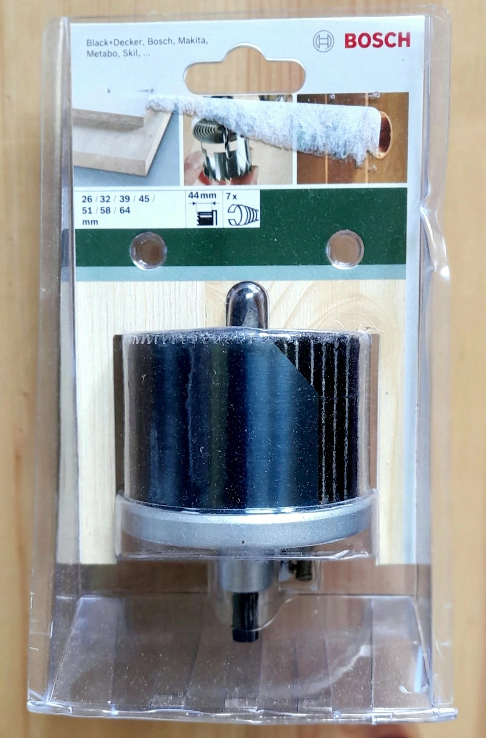 Set sharrash kupë Bosch 2609255636 26-64 mm (7 diametra) 9 copë
