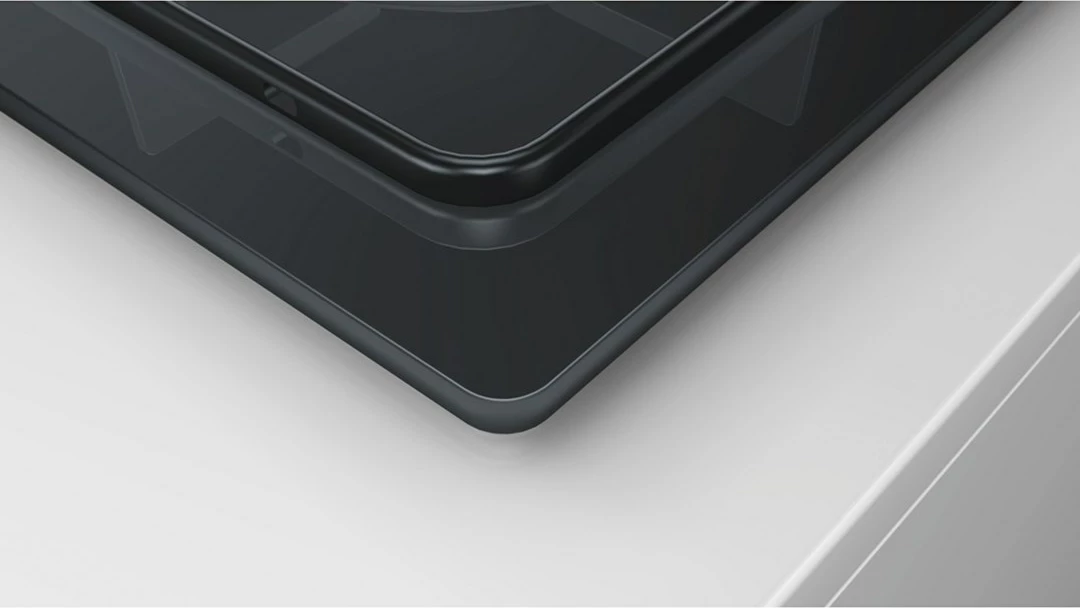 Pllakë me gaz Bosch, POP6B6B80, seria 2, 4 zona, e zezë