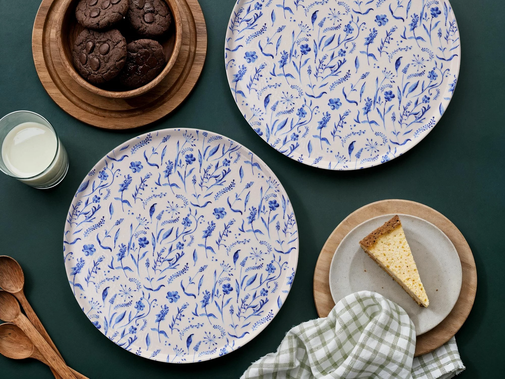 Set pjatash shërbimi (6 copë), Hermia Concept, Spring Garden