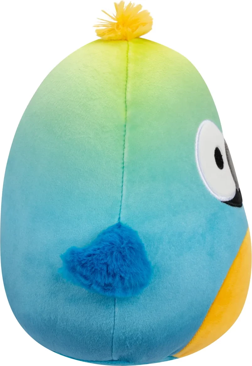 Original Squishmallows 7.5" Soft Toy - Baptise the Blue and Yellow Macaw