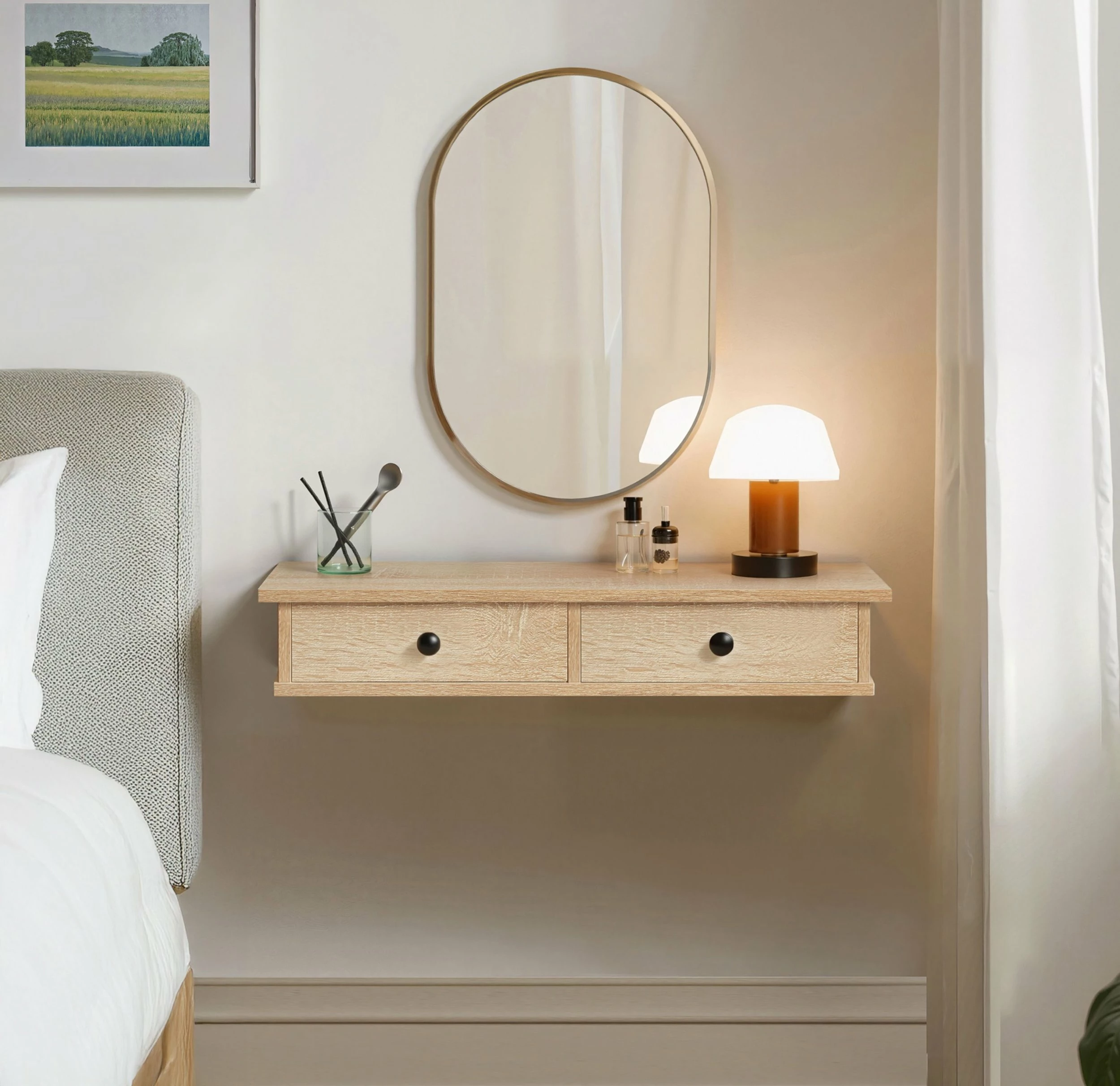 Kabinet muri me sirtarë OSKAR LWS865B11 65x15x10 cm, Sonoma