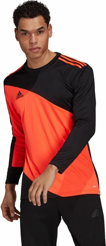 Fanellë portieri adidas, për meshkuj, e zezë dhe portokalli [Madhësia: XL]