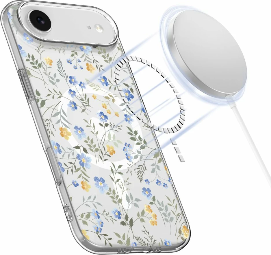 Mbështjellës Tech-Protect FlexAir MagSafe për iPhone 17 Air, Daisies with Leaves, 1 copë