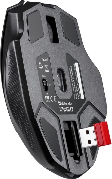 Maus Defender GM-885 Knight RF pa tela, 3200 DPI, i zi