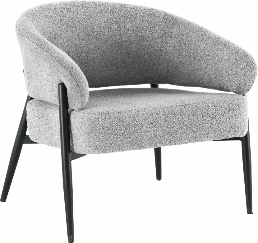 Fotelje Moritz, ngjyrë gri, 73x72x75 cm