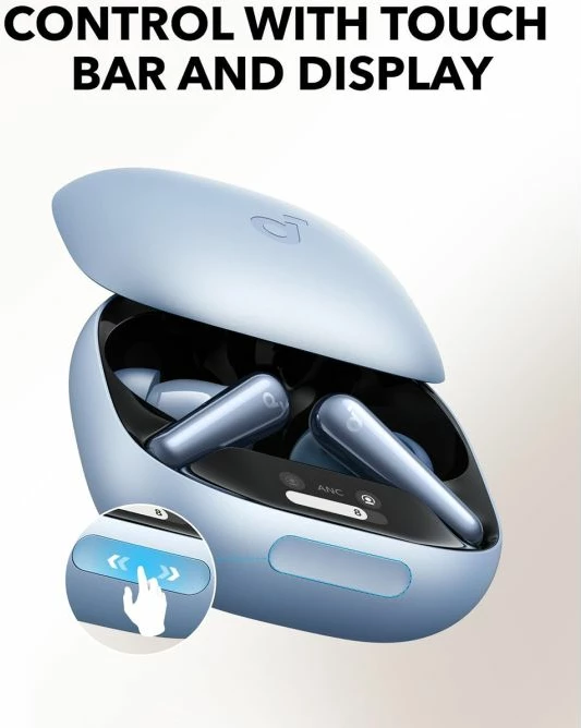 Kufje Anker Soundcore Liberty 4 Pro wireless ANC, Bluetooth 5.3, deri 40 orë, Blu