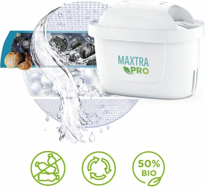 Filtër uji Brita MX+ Pro Pure Performance, 1 copë, i bardhë