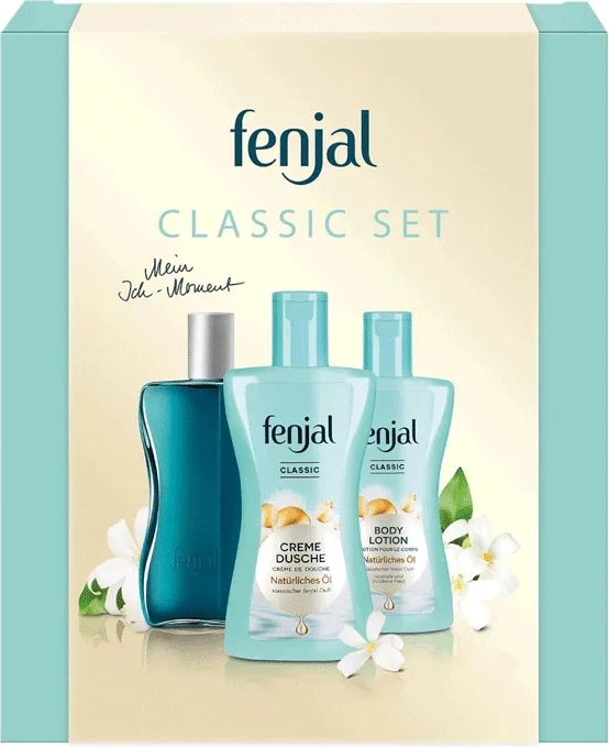 Set për trup Fenjal Classic për femra, bath oil 125ml + shower gel 200ml + body lotion 200ml